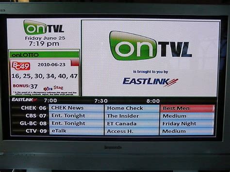 eastlink tv guide listings.